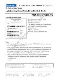 7343-2USOC/S400-A9 Datasheet Page 5