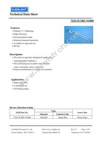 7343-2USRC/S1060 Datasheet Cover