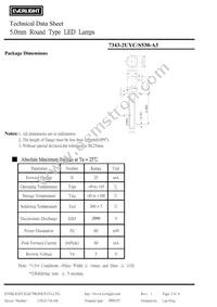 7343-2UYC/S530-A3 Datasheet Page 2