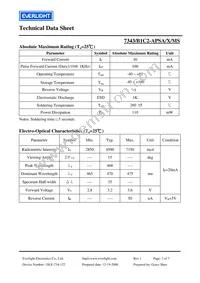 7343-B1C2-APSA-X-MS Datasheet Page 3