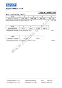 7343-B1C2-APSA-X-MS Datasheet Page 4