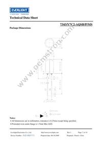 7343-Y7C2-AQSB-P-MS Datasheet Page 2