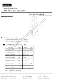 7344-15SUGC/S400-X6 Datasheet Page 2