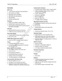 73S1217F-68MR/F/PE Datasheet Page 2