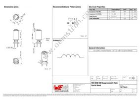 74275243 Datasheet Cover