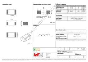 742792115 Datasheet Cover