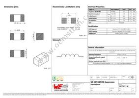 7427927130 Datasheet Cover