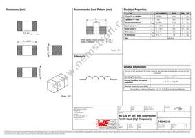 742841210 Datasheet Cover