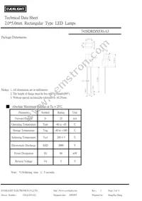 743SDRD/S530-A3 Datasheet Page 2