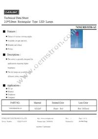 743SURD/S530-A3 Datasheet Cover