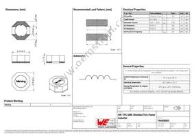 744028003 Datasheet Cover