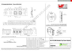 744030100 Datasheet Page 3