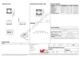 744031330 Datasheet Cover