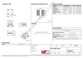 7440320015 Datasheet Cover