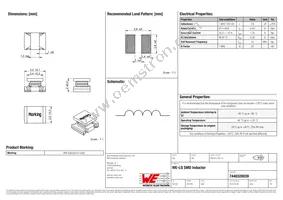 7440320039 Datasheet Cover