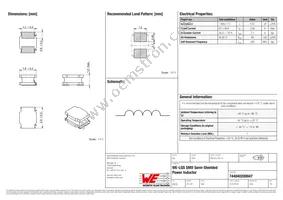 744040200047 Datasheet Cover