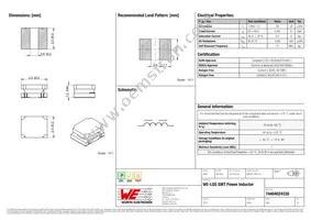 74404024330 Datasheet Cover