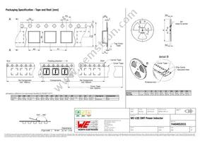 74404052033 Datasheet Page 3