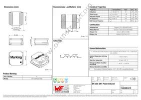 74404063470 Datasheet Cover