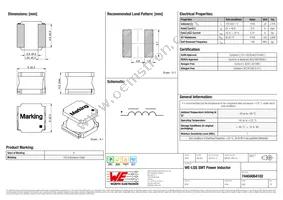 74404064102 Datasheet Cover