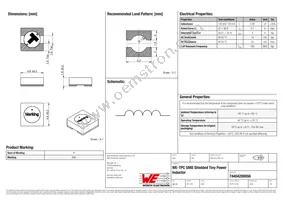 74404200056 Datasheet Cover