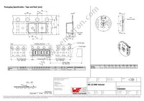 744045001 Datasheet Page 3