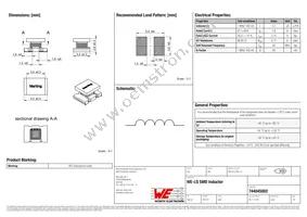 744045002 Datasheet Cover