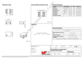 74405020100 Datasheet Cover