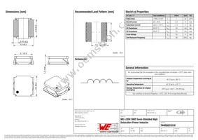 74405031010 Datasheet Cover