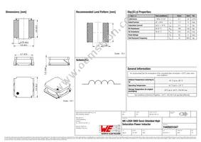 74405031047 Datasheet Cover