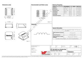 74405042010 Datasheet Cover