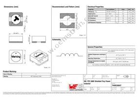 7440530047 Datasheet Cover