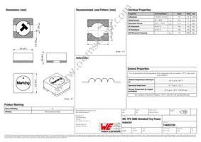 744053330 Datasheet Cover