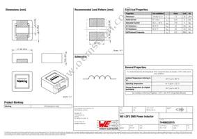 74406032015 Datasheet Cover