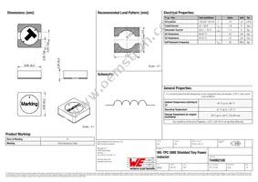 744062100 Datasheet Cover