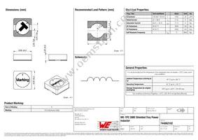 744062102 Datasheet Cover