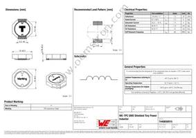 7440650015 Datasheet Cover