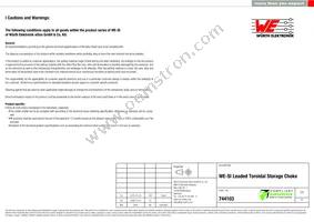 744103 Datasheet Page 3