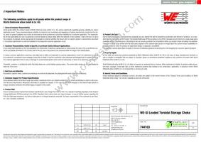 744103 Datasheet Page 4