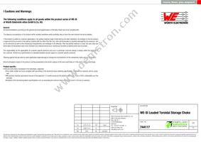 744117 Datasheet Page 3