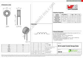 744118 Datasheet Cover