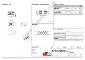 744233900 Datasheet Cover