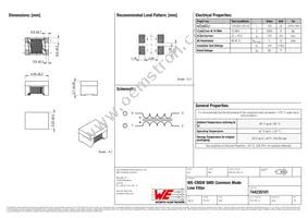 744235101 Datasheet Cover