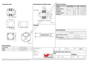 744284102 Datasheet Cover