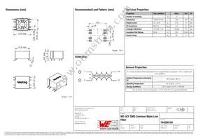 744290104 Datasheet Cover