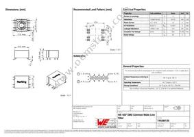 744290130 Datasheet Cover