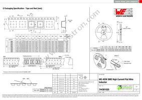 744301025 Datasheet Page 3