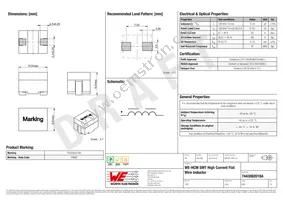 7443082018A Datasheet Cover