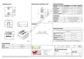 744311022 Datasheet Cover