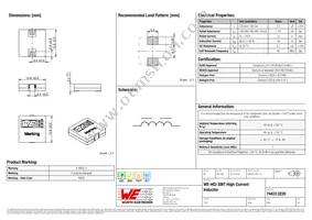 744313220 Datasheet Cover